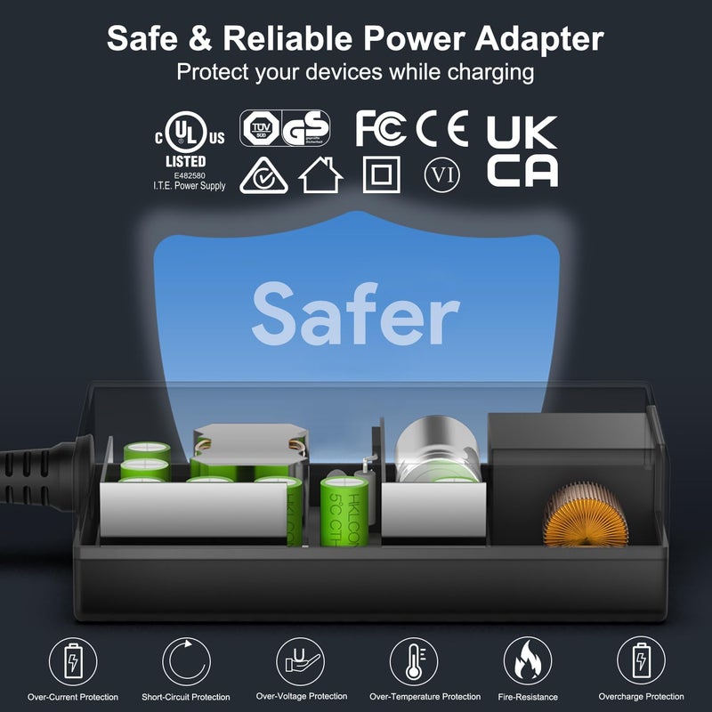 HKY 24V AC Adapter Charger for Samsung HW-B450 HW-B550 HW-B650 HW-C450 HW-Q600B HW-Q700B HW-Q60B HW-Q600A HW-HM45 HW-HM55 HW-F350 HW-F335 HW-F355 HW-F550 HW-F551 Samsung SoundBar Power Cord Supply - Image 5
